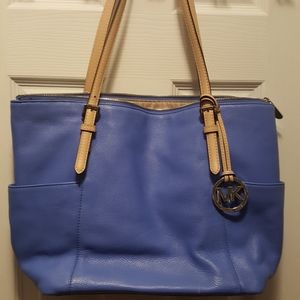 Michael Kors Pebbled Leather Jet Set Tote